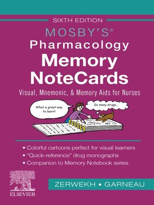 cover image of Mosby's Pharmacology Memory NoteCards